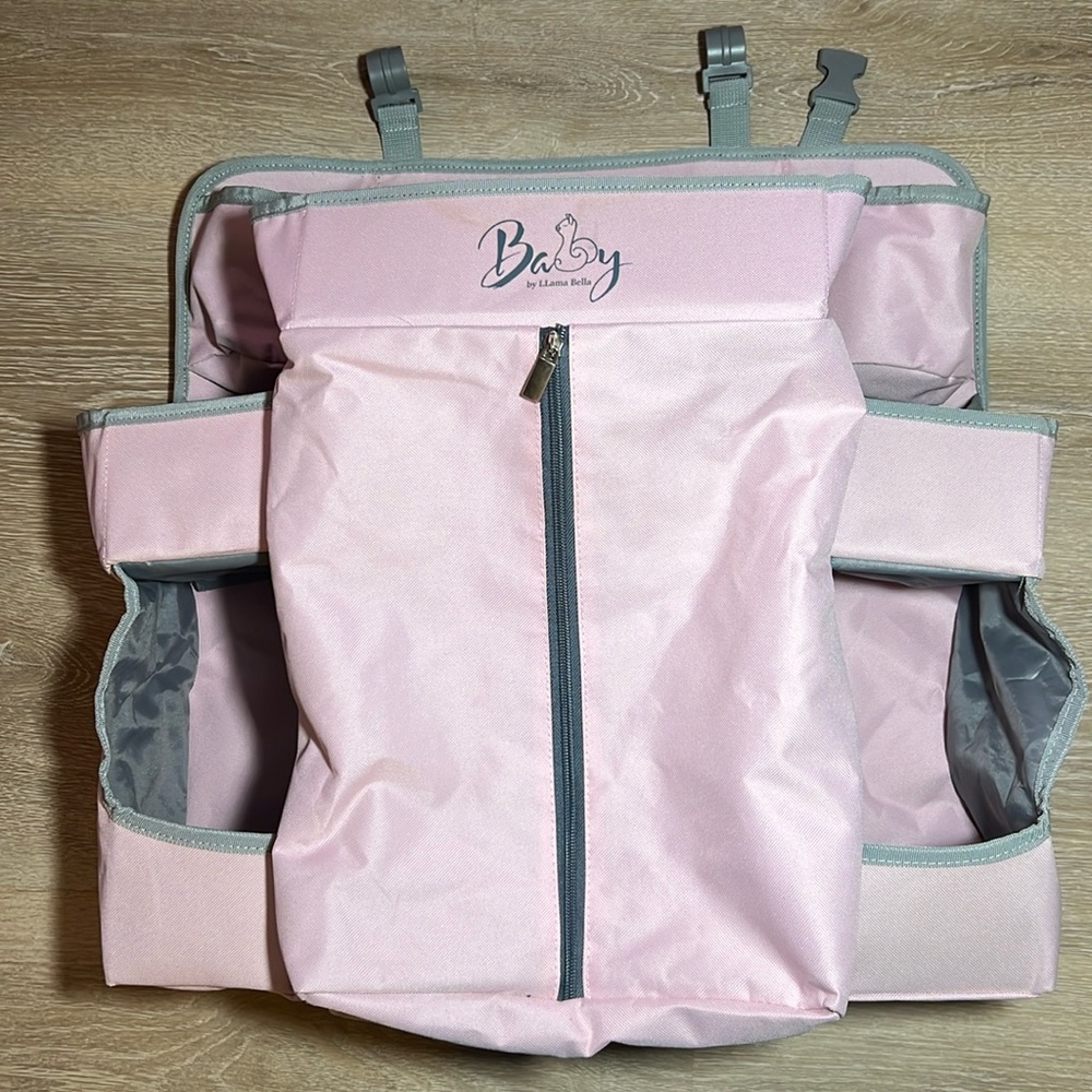 Baby changing table organizer